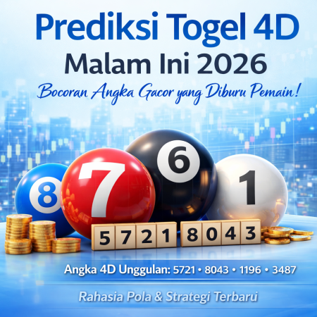 Prediksi Togel 4D Paling Dicari : Bocoran Angka Gacor Malam Ini 2026