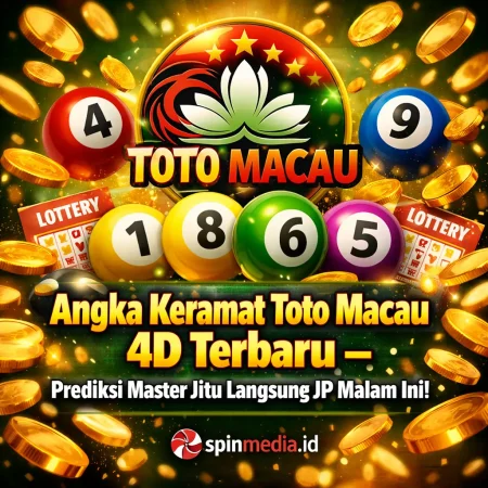 Prediksi Toto Macau 4D Malam Ini: Bocoran Angka Keramat Jitu untuk Raih Jackpot Instan!