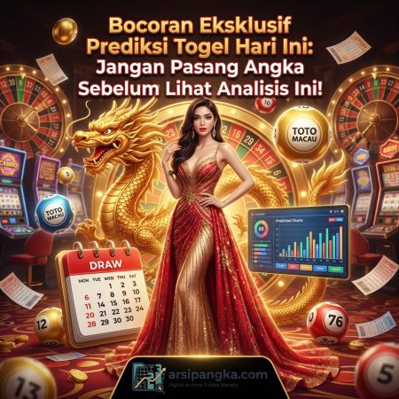 Bocoran Eksklusif Prediksi Togel Hari Ini: Jangan Pasang Angka Sebelum Lihat Analisis Ini!