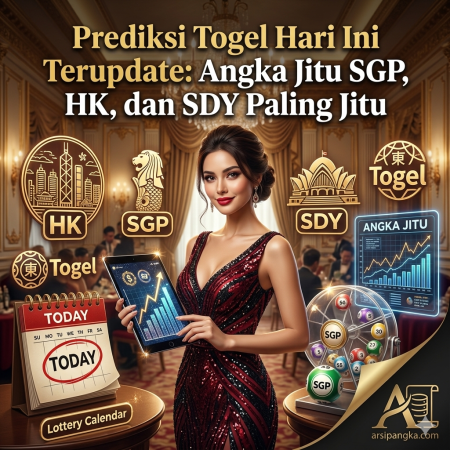 Prediksi Togel Hari Ini Terupdate: Angka Jitu SGP, HK, dan SDY Paling Jitu