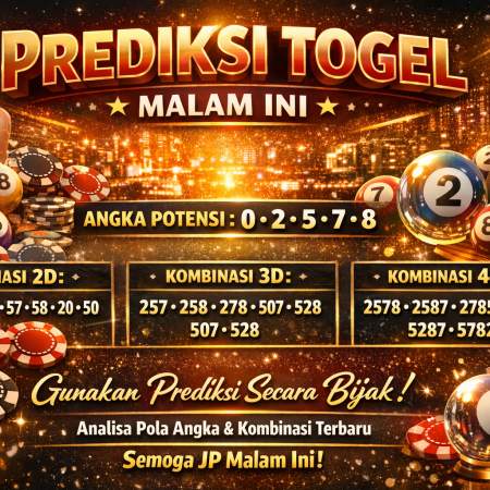 Prediksi Togel Lengkap : Bocoran Angka 4D Paling Akurat Malam Ini