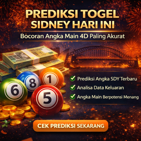 Prediksi Togel Sidney Hari : Ini Bocoran Angka Main 4D Paling Akurat