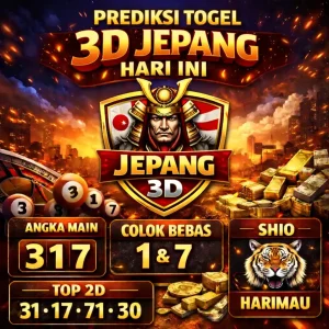 Arsipangka - Prediksi Togel 3D Jepang Hari Ini