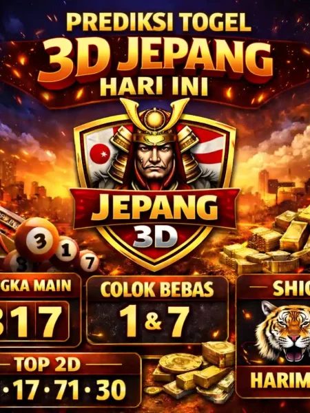 Prediksi Togel 3D Jepang Hari Ini Paling Akurat & Terpercaya