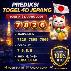 Arsipangka - Tabel data prediksi togel 4D Jepang hari ini yang menampilkan tarikan paito warna jitu.