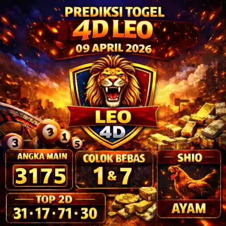 Prediksi Togel 4D Leo Hari Ini Paling Akurat dan Terpercaya