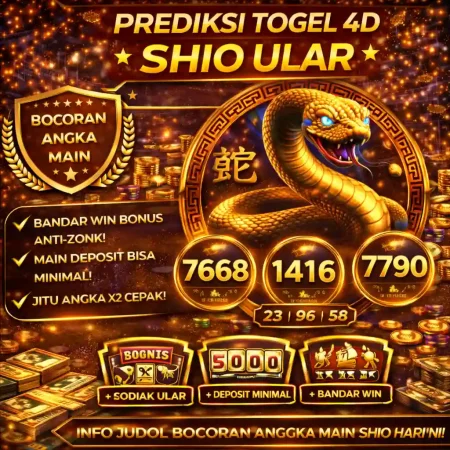 Prediksi Togel 4D Shio Ular Terakurat Malam Ini: Bocoran Angka Jitu