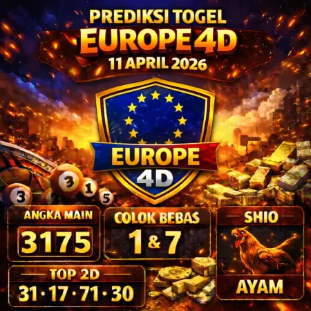 Prediksi Togel Europe 4D Hari Ini Akurat & Terbaru