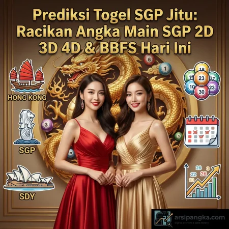 Prediksi Togel SGP Jitu: Racikan Angka Main SGP 2D 3D 4D & BBFS Hari Ini