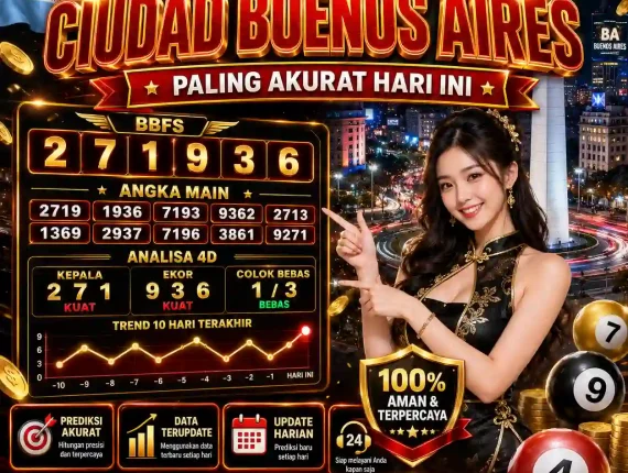 Prediksi Togel 4D Ciudad Buenos Aires Paling Akurat Hari Ini