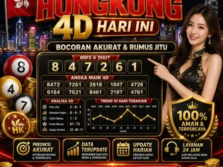 Prediksi Togel Hongkong 4D Hari Ini: Bocoran Akurat & Rumus Jitu
